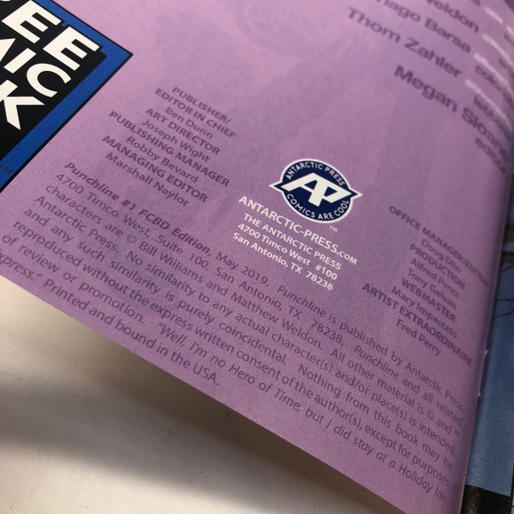 Punchline #1 Blood Sisters Part 1 Free Comic Book Day Antarctic Press - Picture 14 of 14